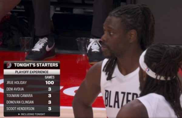 专业的股票配资平台 一老四少！开拓者首发五人季后赛经验：霍勒迪100场 其余四人新兵